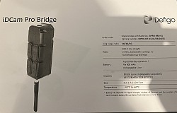 Single bridge with Batteries: IDPRO-BRD-01 Camera bundles: IDPRO-KIT-01/02/03/04/05  Long range radio 2G/3G/4G